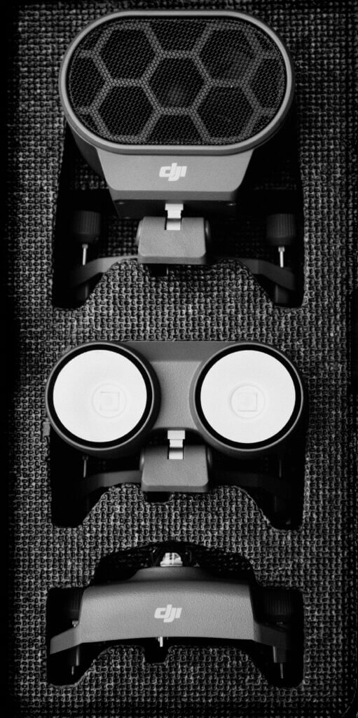 Filtres et accessoires optiques utilisés pour les prises de vue par drone