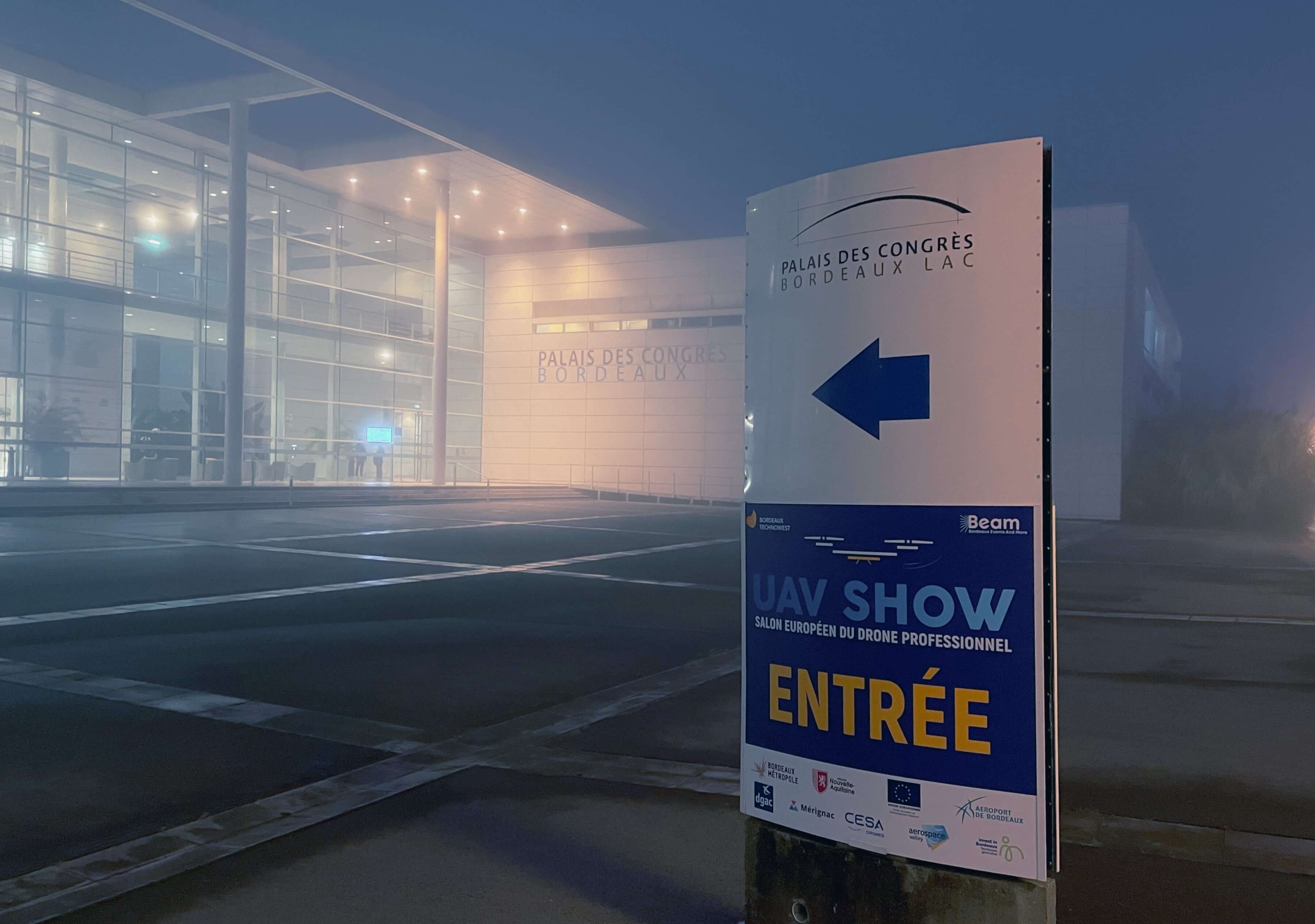 Stand de l’UAV Show 2023 à Bordeaux-Mérignac